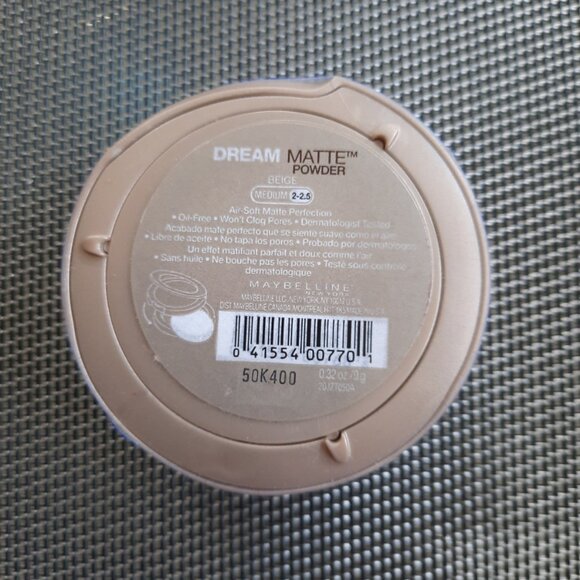 Maybelline Dream Matte Powder Medium 2-2.5 Sealed - Picture 2 of 7
